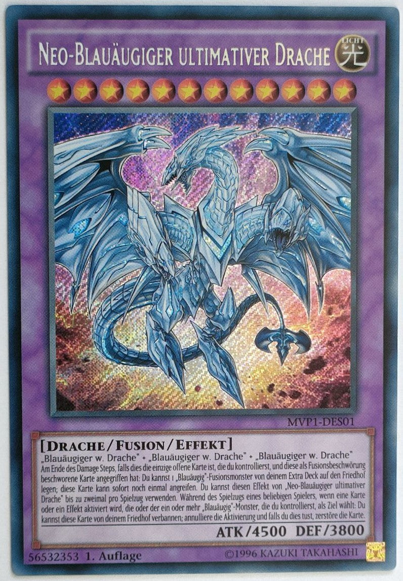 Neo-Blauäugiger ultimativer Drache - Secret Rare