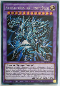 Blauäugiger alternativer ultimativer Drache - Secret Rare