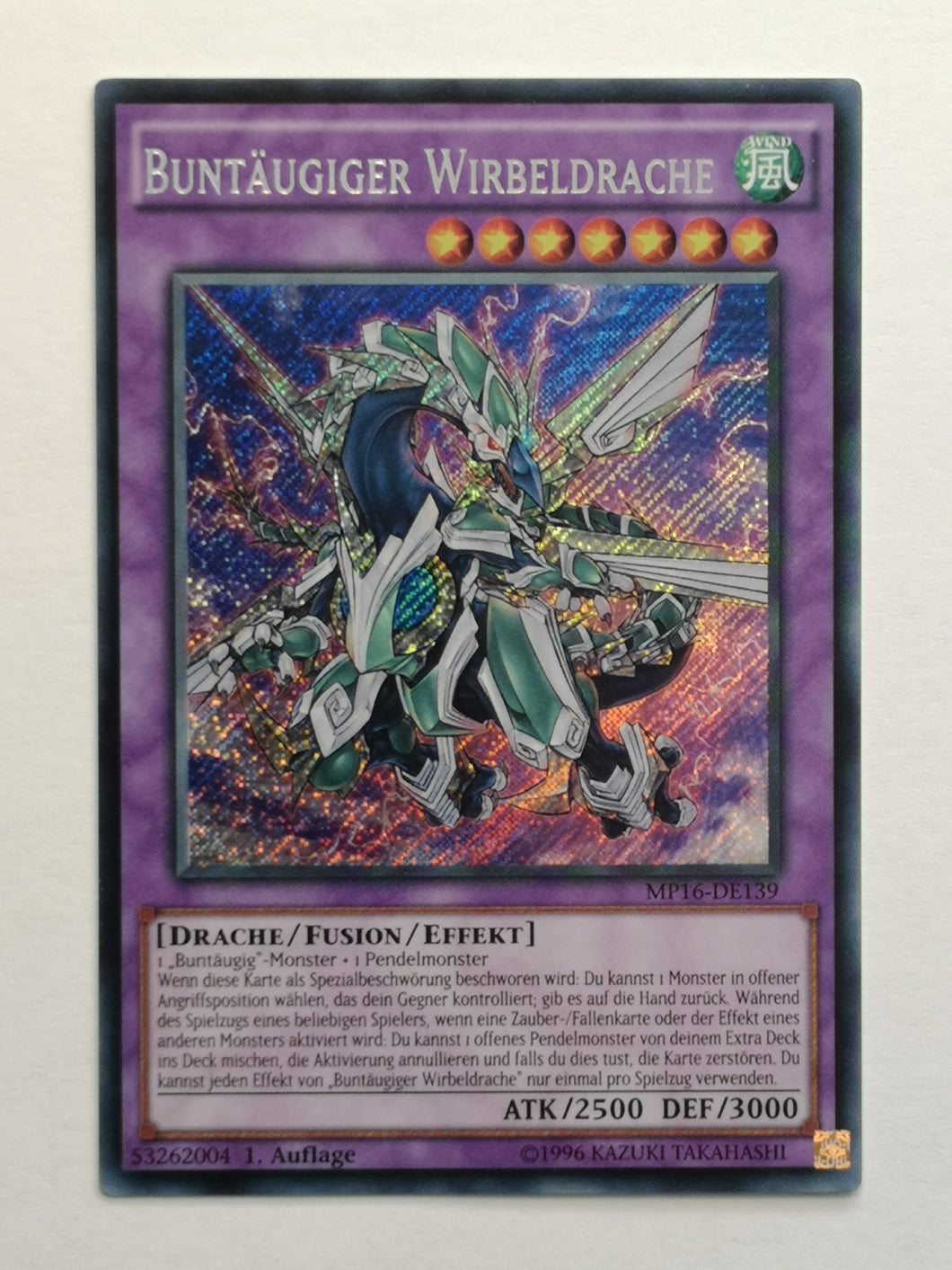 Buntäugiger Wirbeldrache - Secret Rare