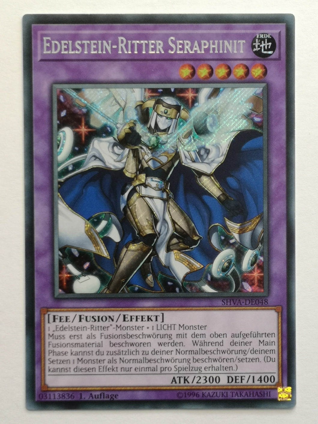 Edelstein-Ritter Seraphinit - Secret Rare