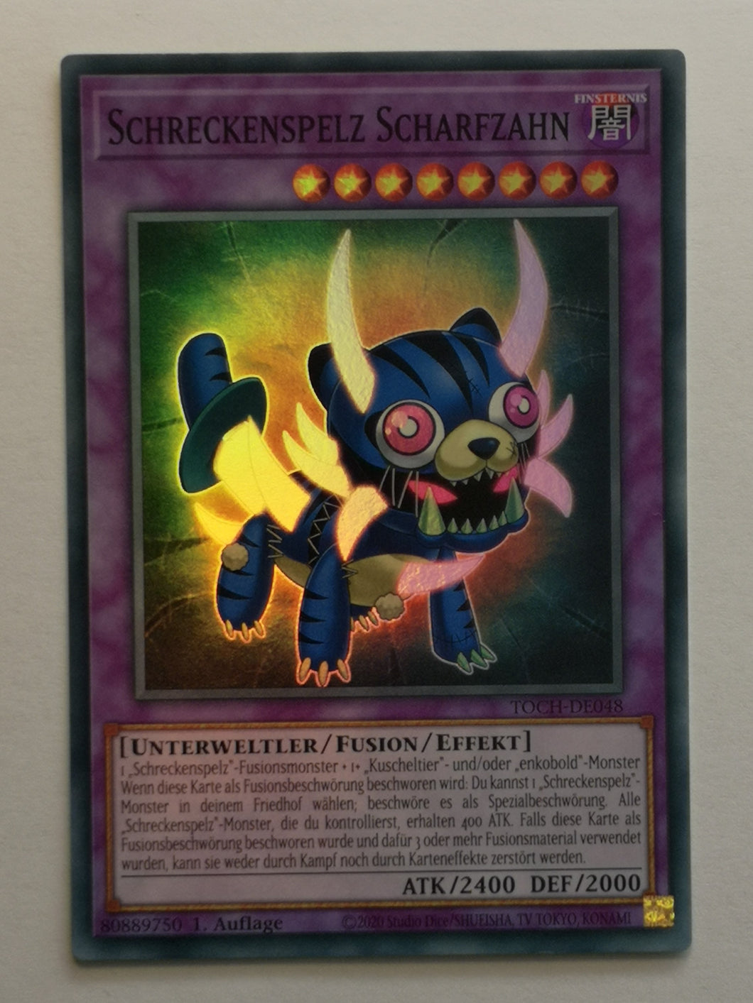 Schreckenspelz Scharfzahn - Super Rare